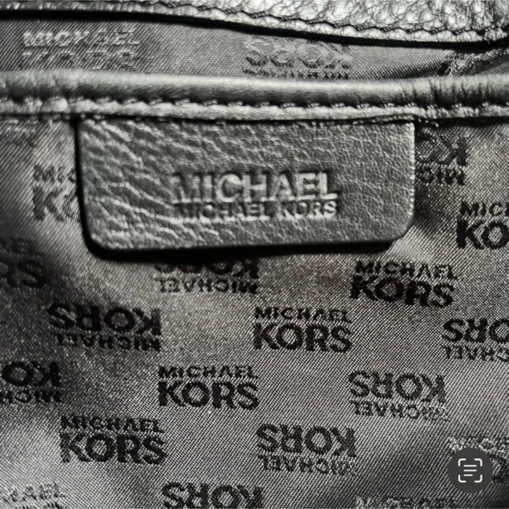 Michael Kors Black Hobo Satchel Soft Shell Pebbled Boho Leather Shoulder Bag